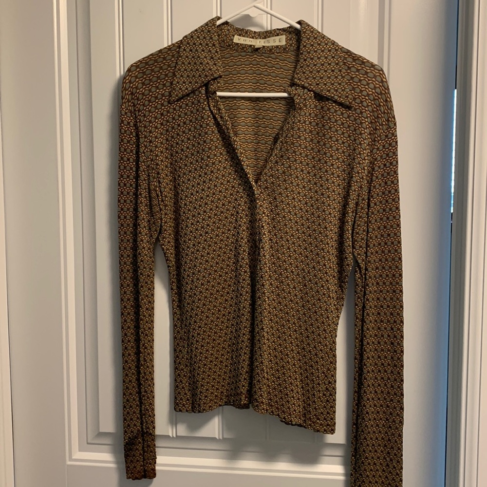 Multi-Colored Button Down - image 1